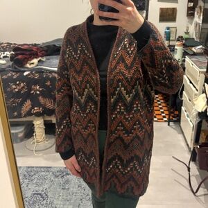 Lucky Brand Multicolor Knit Cardigan